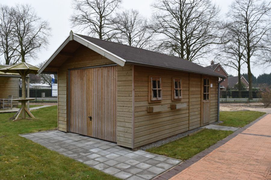 specht-verkl Houten garage - Specht